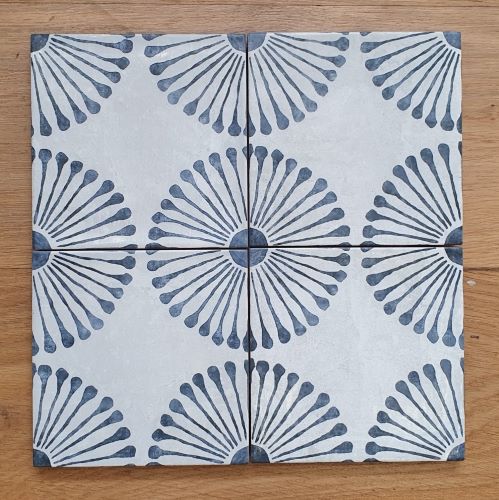 blue pattern feature tiles Sydney